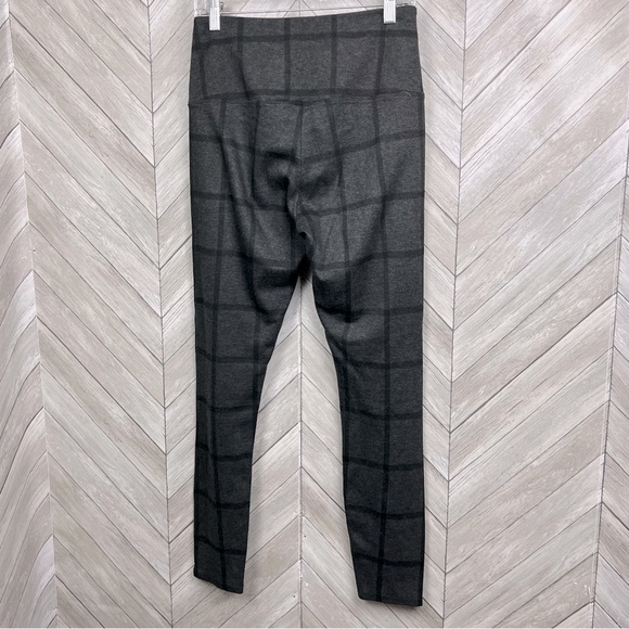 LYSSE Plaid Black and Gray Leggings - size Medium - Picture 2 of 6